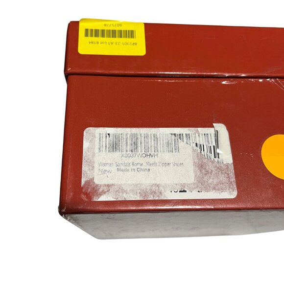 Womens Peep Toe Heeled Sandal Denim Stilettos Blue Sexy Size 3.5/5.5 US New - Picture 9 of 9